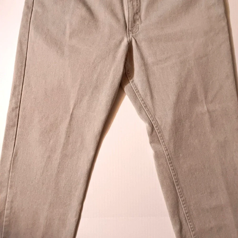 Arizona Jean Co. Relaxed Fit Jeans Light Beige Men's Size 40x30